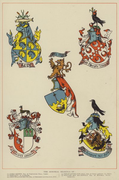 Armorial Bearings (barva lito) od English School