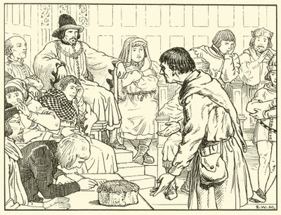 Assize of Bread (inkoust na papíře) od English School