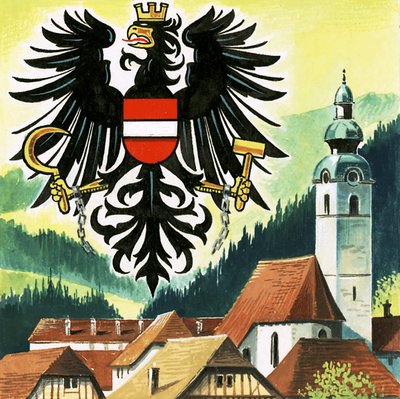 Rakouský orel, znak Rakouska od English School