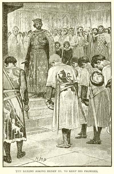 Baroni žádají Jindřicha III., aby dodržel své sliby od English School
