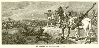 Bitva u Agincourtu, 1415 od English School