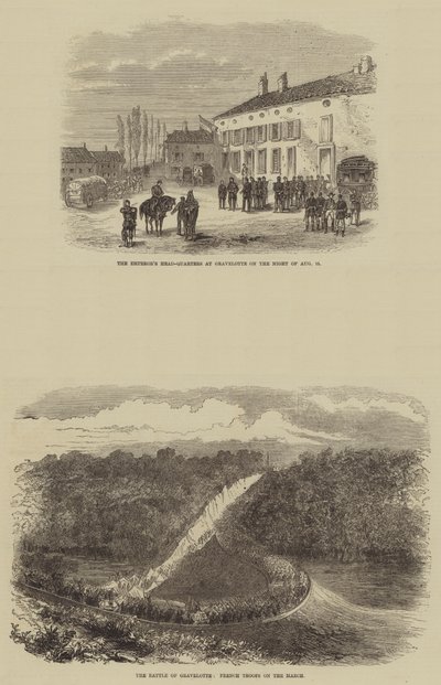 Bitva o Gravelotte (rytina) od English School