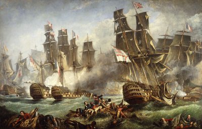 bitva o Trafalgar, od English School