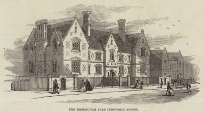 The Birmingham Free Industrial School (rytina) od English School