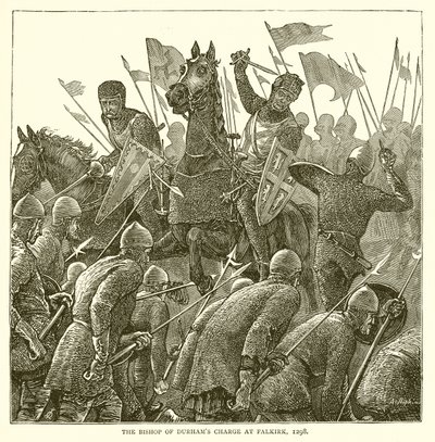 Bishop of Durhams Charge ve Falkirku, 1298 od English School