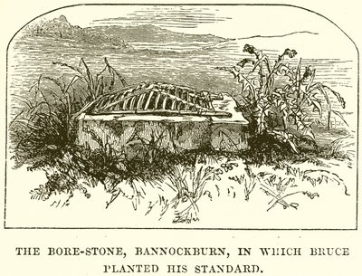 Bore-Stone, Bannockburn, do kterého Bruce zasadil svůj Standard od English School