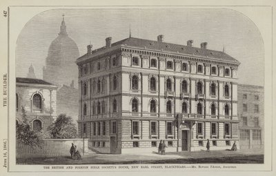 Dům britské a zahraniční biblické společnosti, New Earl Street, Blackfriars, pan Edward I
