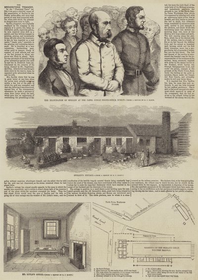 The Broadstone Tragedy (rytina) od English School