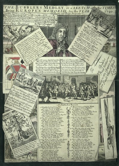 Bubblerova směs aneb Sketch of the Times je evropský památník na rok 1720, satirická rytina od English School