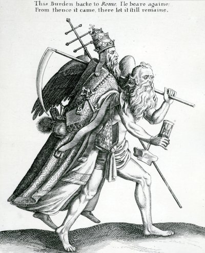 Břemeno zpět do Říma? kolem roku 1641 od English School
