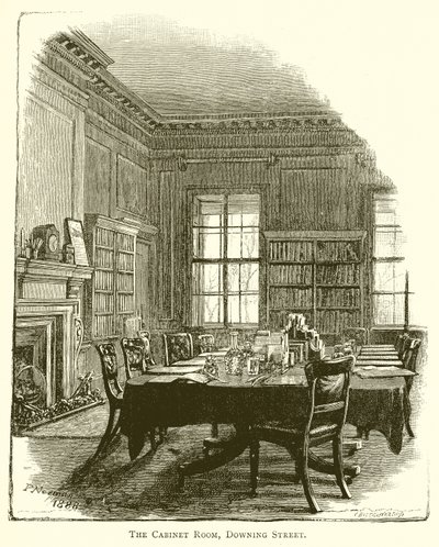 Kabinet, Downing Street od English School