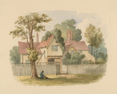 The Cake House, Hyde Park, Londýn (wc na papíře) od English School