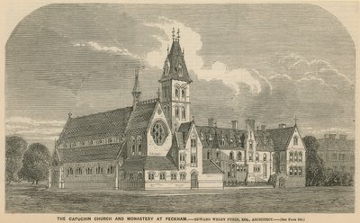 Kapucínský kostel a klášter v Peckhamu od English School