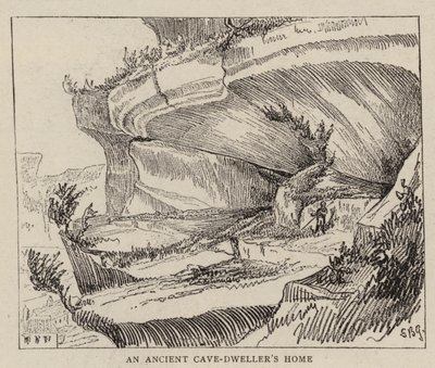 The Cave-Dwellers of the Vezere (rytina) od English School