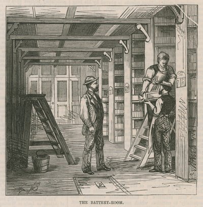 Telegrafní zřízení Ústřední pošty: Baterie od English School