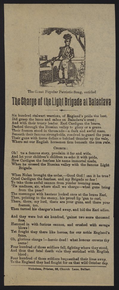 Poplatek lehké brigády v Balaclavě od English School