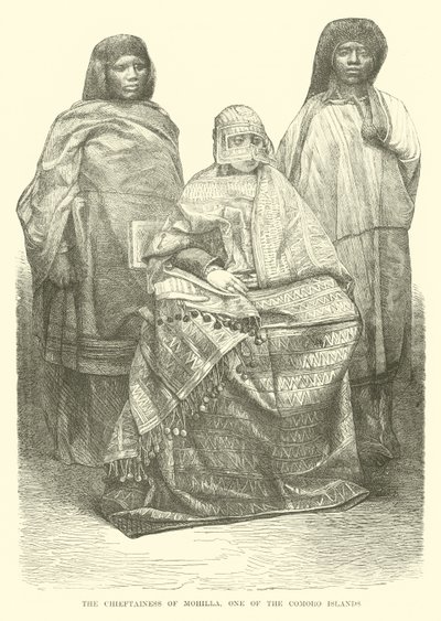 Náčelník Mohilly, jednoho z Komorských ostrovů od English School