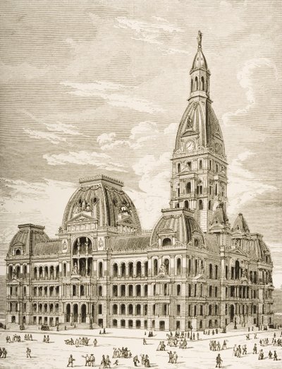 The City Hall, Chicago, c.1870, z 