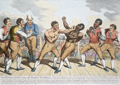The Close of the Battle or the Champion Triumphant, publikoval 1811 od English School
