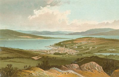 Zátoka Clyde und Rothesay z Barone Hill od English School