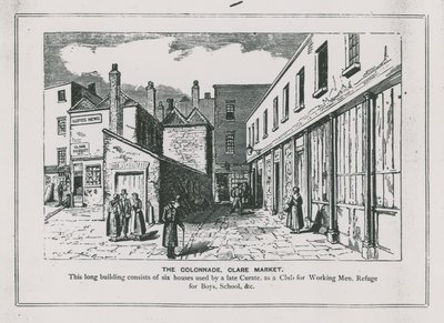Kolonáda, Clare Market, Londýn od English School