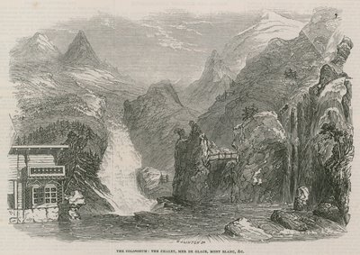 Koloseum - chata, Mer de Glace, Mont Blanc od English School