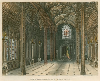 Konzervatoř, Carlton House, Londýn od English School
