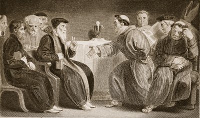 Konvolut v Oxfordu, ilustrace z knihy Davida Humese The History of England, vyd. R. Bowyer, Londýn, 1812. od English School