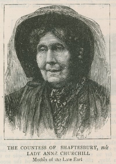Hraběnka ze Shaftesbury, rozená lady Anne Churchill od English School