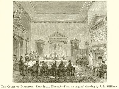 Soud ředitelů, East India House od English School