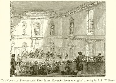 The Court of Proprietors, East India House od English School