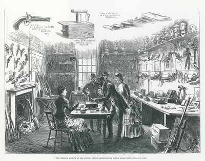 The Criminal Museum at Convict Office, Metropolitan Police Department, Scotland Yard od English School