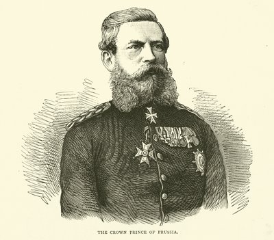 Korunní princ Pruska, srpen 1870 od English School