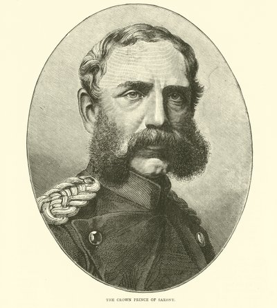 Korunní princ Saska, srpen 1870 od English School