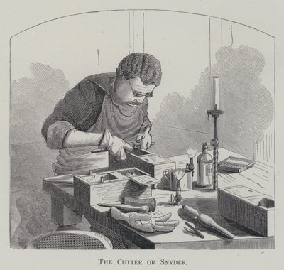 The Cutter nebo Snyder (rytina) od English School