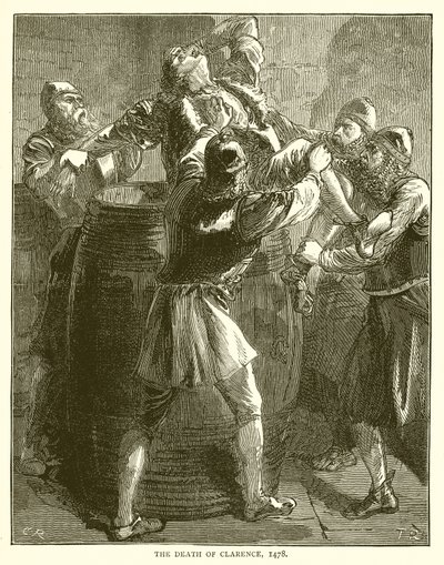 Smrt Clarence, 1478 od English School