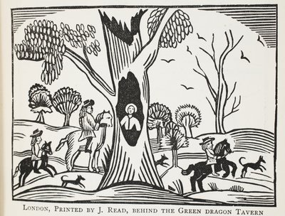 Utrápené dítě v lese aneb Krutý strýc, ilustrace z Kapitoly osmnáctého století od Johna Ashtona, pub. 1882 od English School