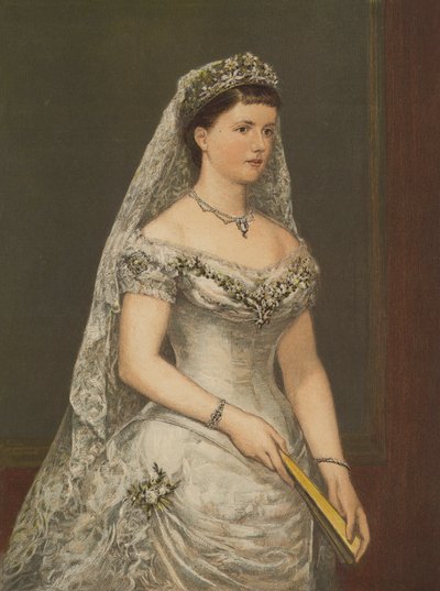 Vévodkyně z Albany (chromolitho) od English School