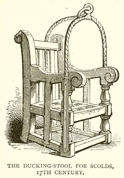 Ducking-Stool for Solds, 17. století od English School