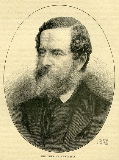 vévoda z Newcastlu (1811-64) od English School