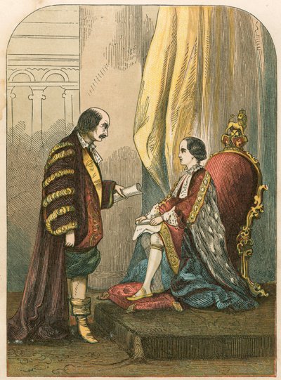 Vévoda z Northumberlandu přesvědčil Edwarda VI., aby změnil nástupnictví od English School