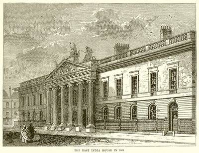 Východoindický dům v roce 1803 od English School