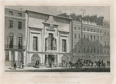 Egyptský sál, Piccadilly od English School