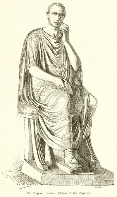 Císař Decius. (Socha Kapitolu) od English School