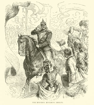 Císař vstupuje do Berlína, březen 1871 od English School