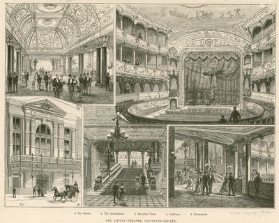 Empire Theatre, Leicester Square, Londýn od English School