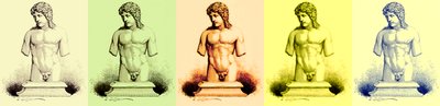 Eros of the Vatican, socha ve Vatikánu, ilustrace z Dějiny Říma od Victora Duruye, publikoval 1884 (digitálně vylepšený obrázek) od English School