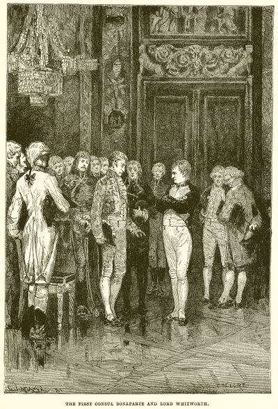První konzul Bonaparte a lord Whitworth od English School