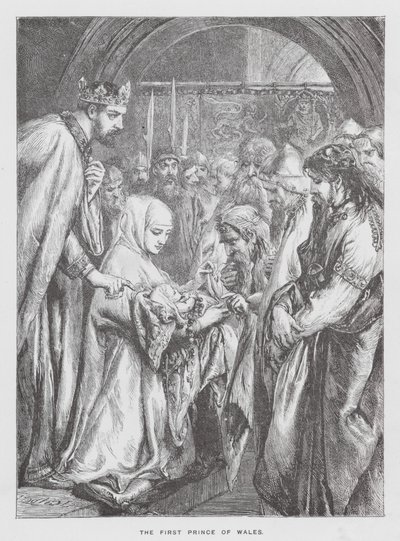 První princ z Walesu (rytina) od English School