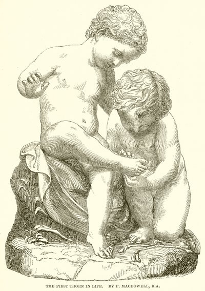 První trn v životě. Autor P. Macdowell, R. A od English School